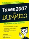 Taxes 2007 For Dummies